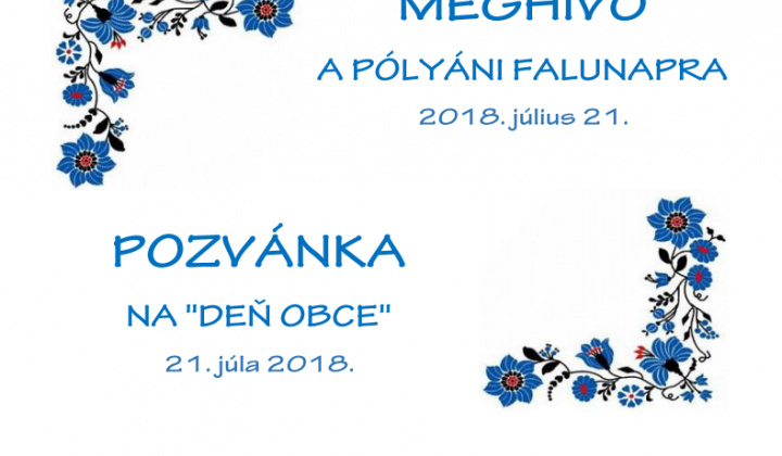 DEŇ OBCE - FALUNAP 2018